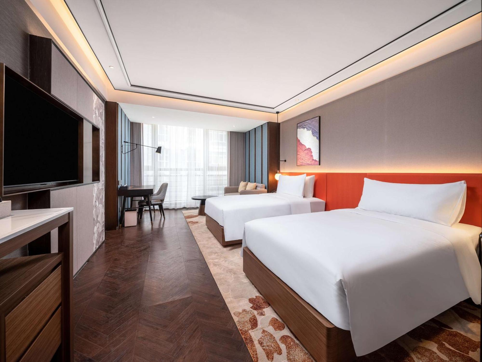 Hilton Garden Inn Beijing Guomao Exteriör bild