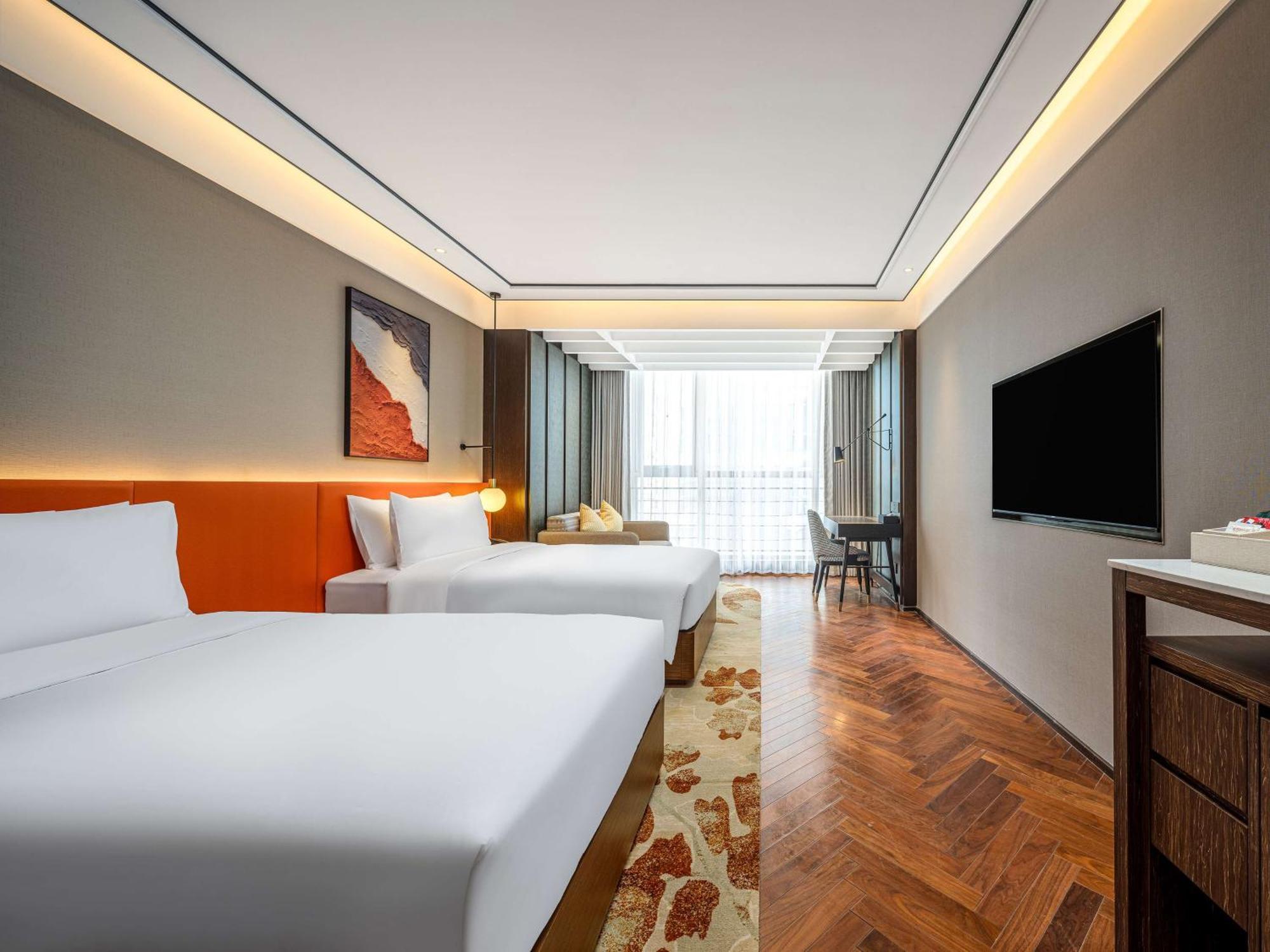 Hilton Garden Inn Beijing Guomao Exteriör bild